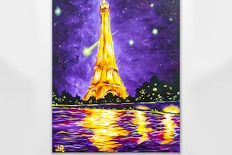 Paint Nite: Glowing Paris